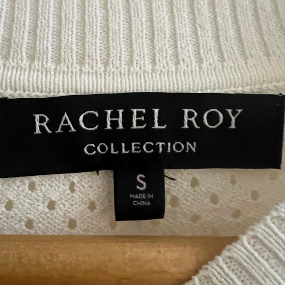 Rachel Roy Collection White Crewneck Sweater - Picture 3 of 5